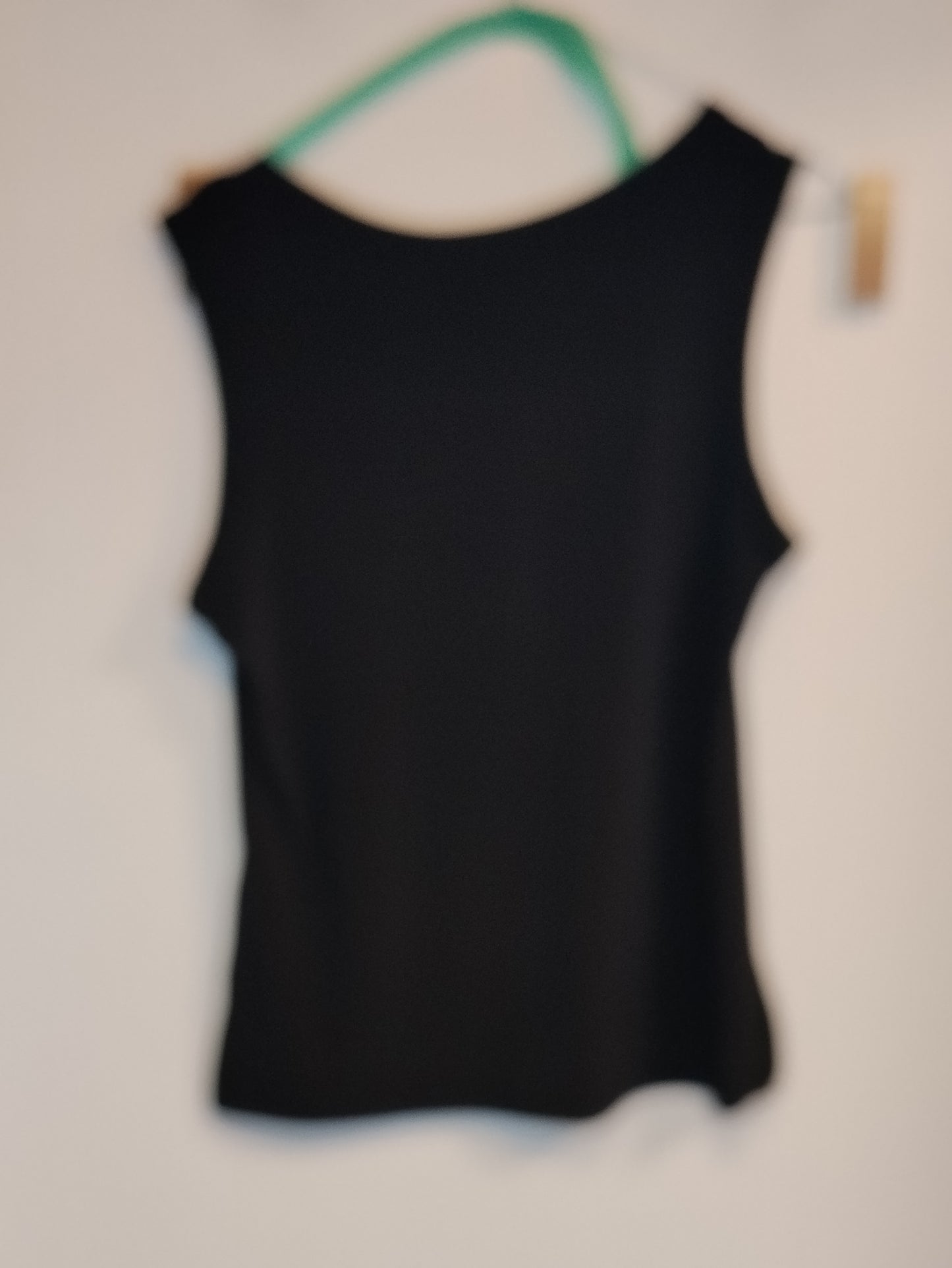 Top Donna OVS Nero Senza Maniche Taglia M Basic Elegante