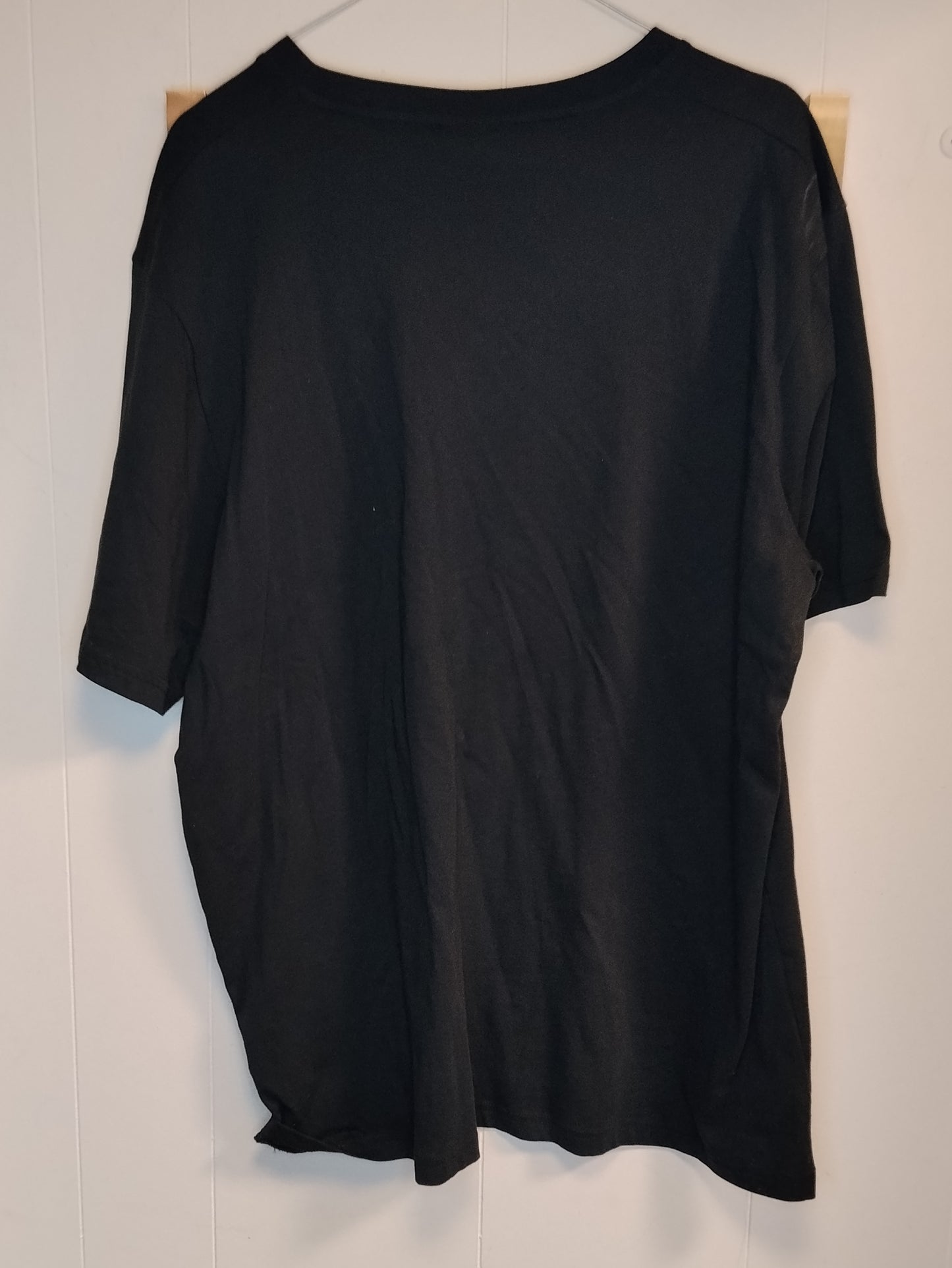 T-Shirt Uomo Ellesse Nera Logo Ricamato Taglia XXL