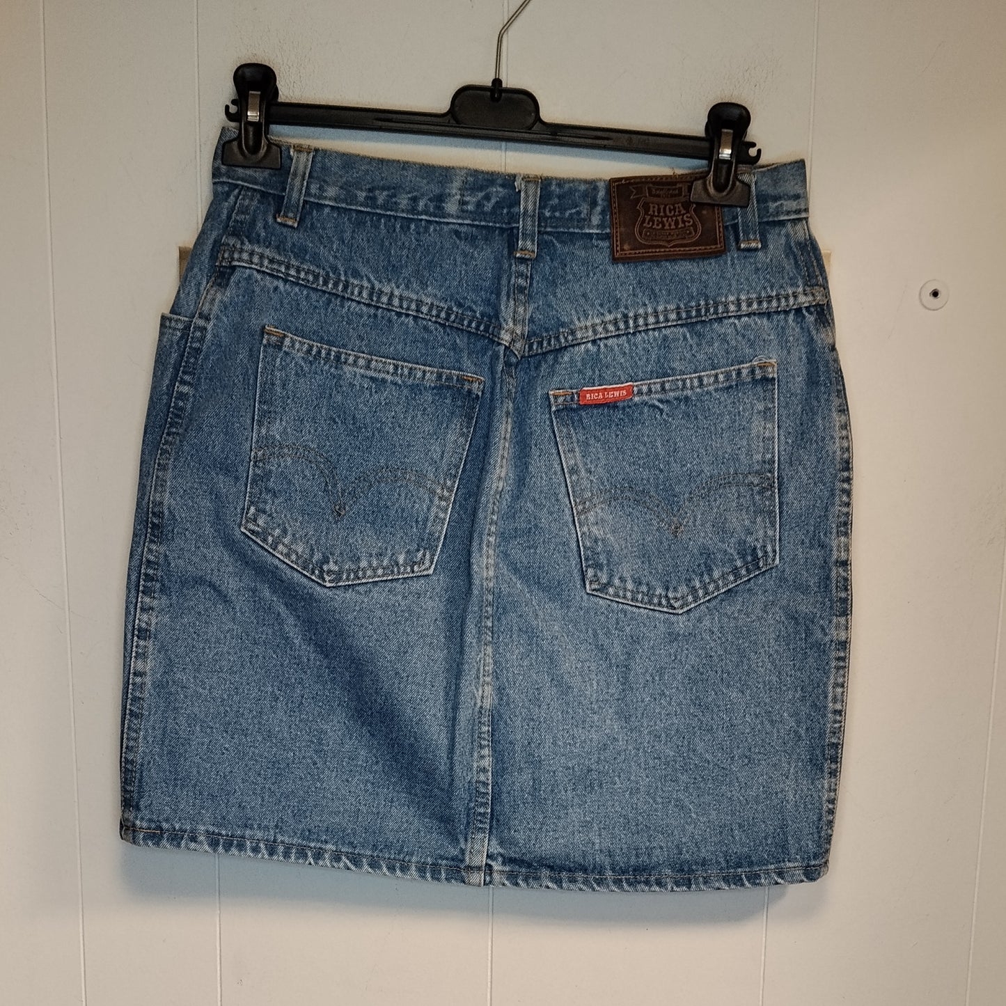 Gonna Donna Reca Lewis Denim Chiaro Taglia 42 Girovita 78 cm