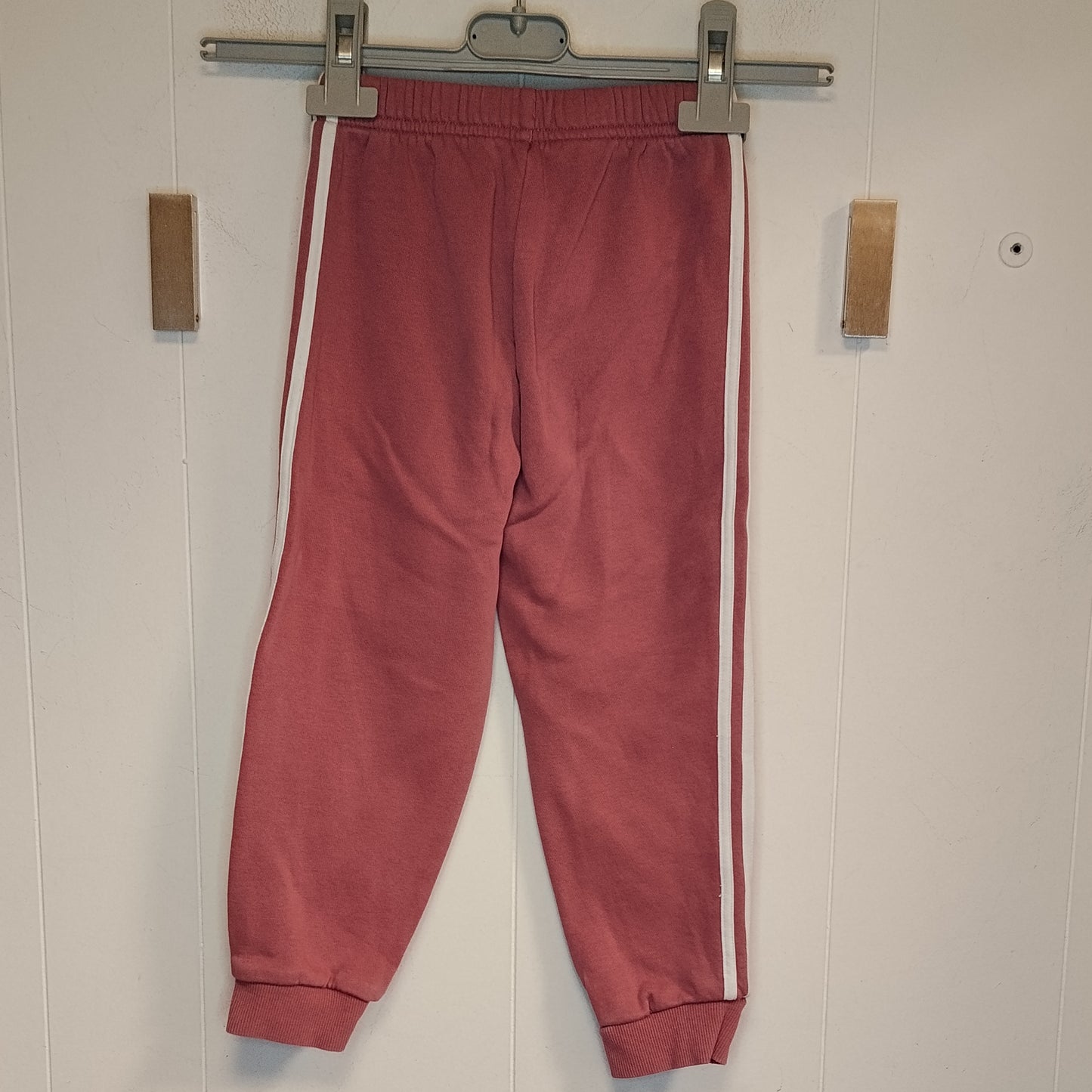 Pantaloni Tuta Bambina Adidas Rosa Taglia 3-4 Anni 104 cm Girovita 48 cm