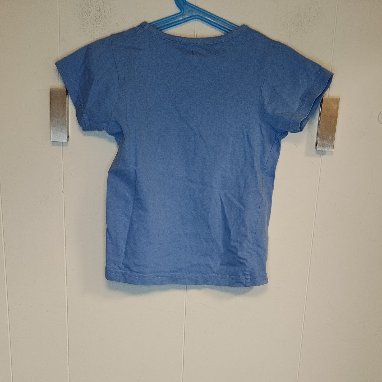 T-Shirt Bambina Blue Seven Azzurra 4 Anni Stampa Endless Love Denim