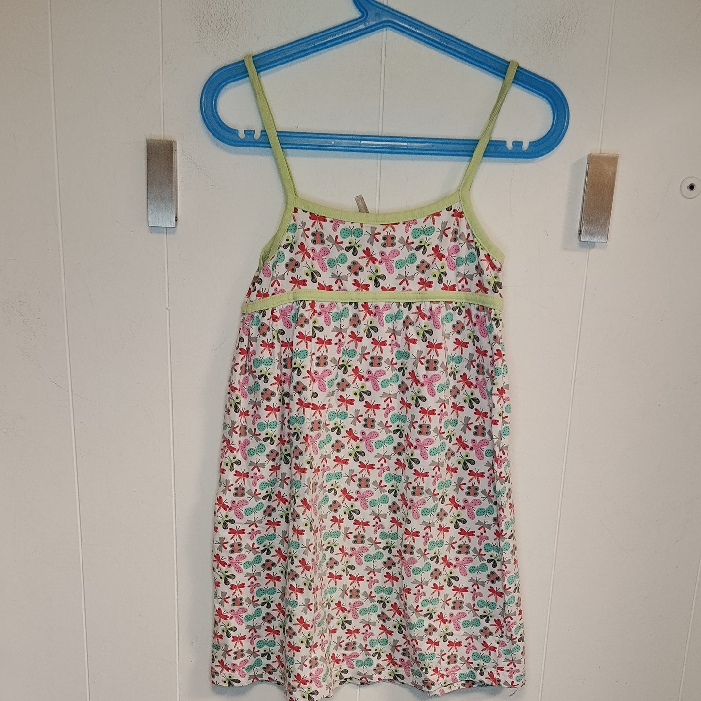 Vestito Bambina Orchestra 8 Anni Fantasia Farfalle e Libellule Spalline Sottili