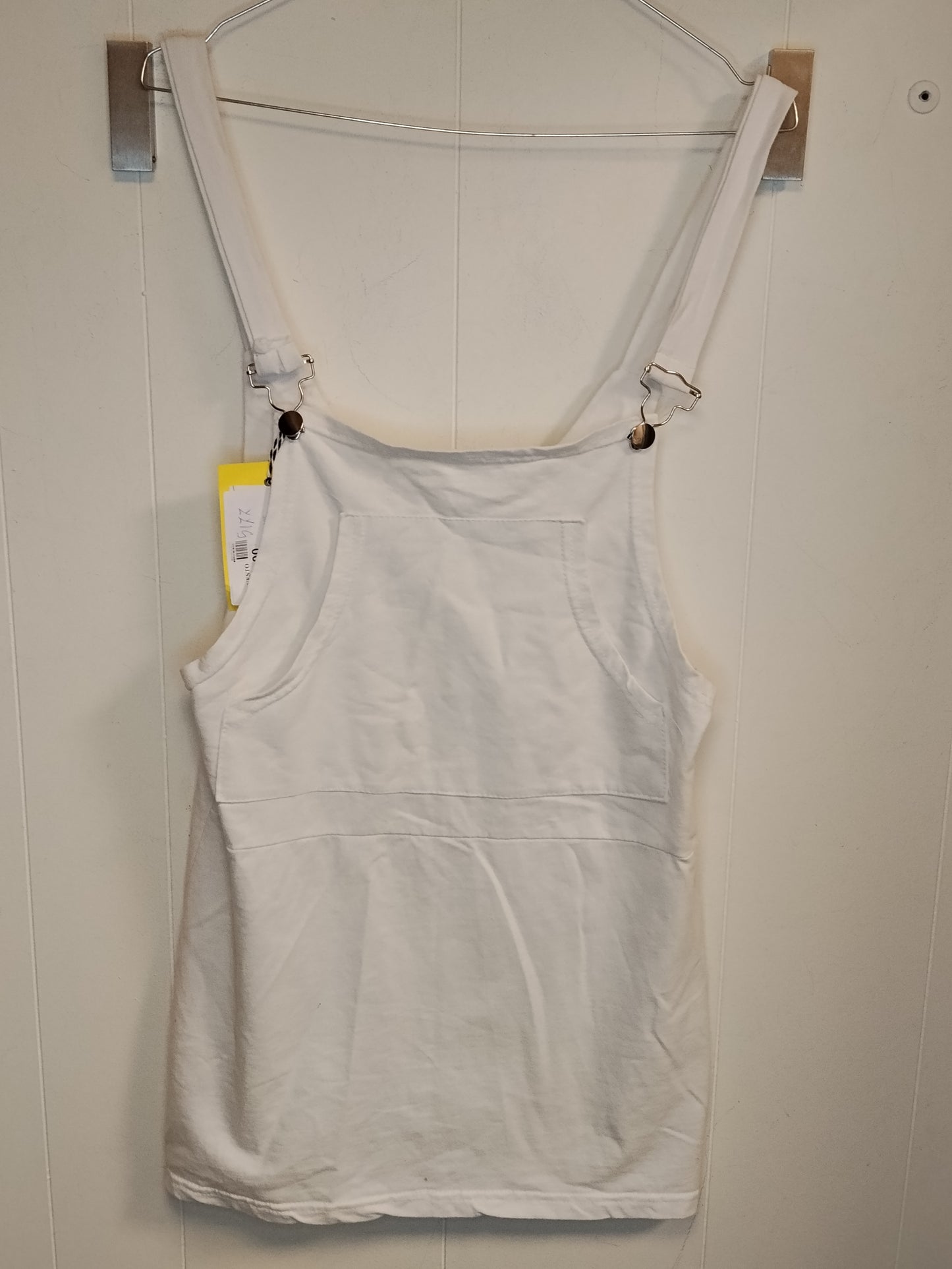 Salopette Donna Bianca Taglia M Abito Canotta Estivo Casual