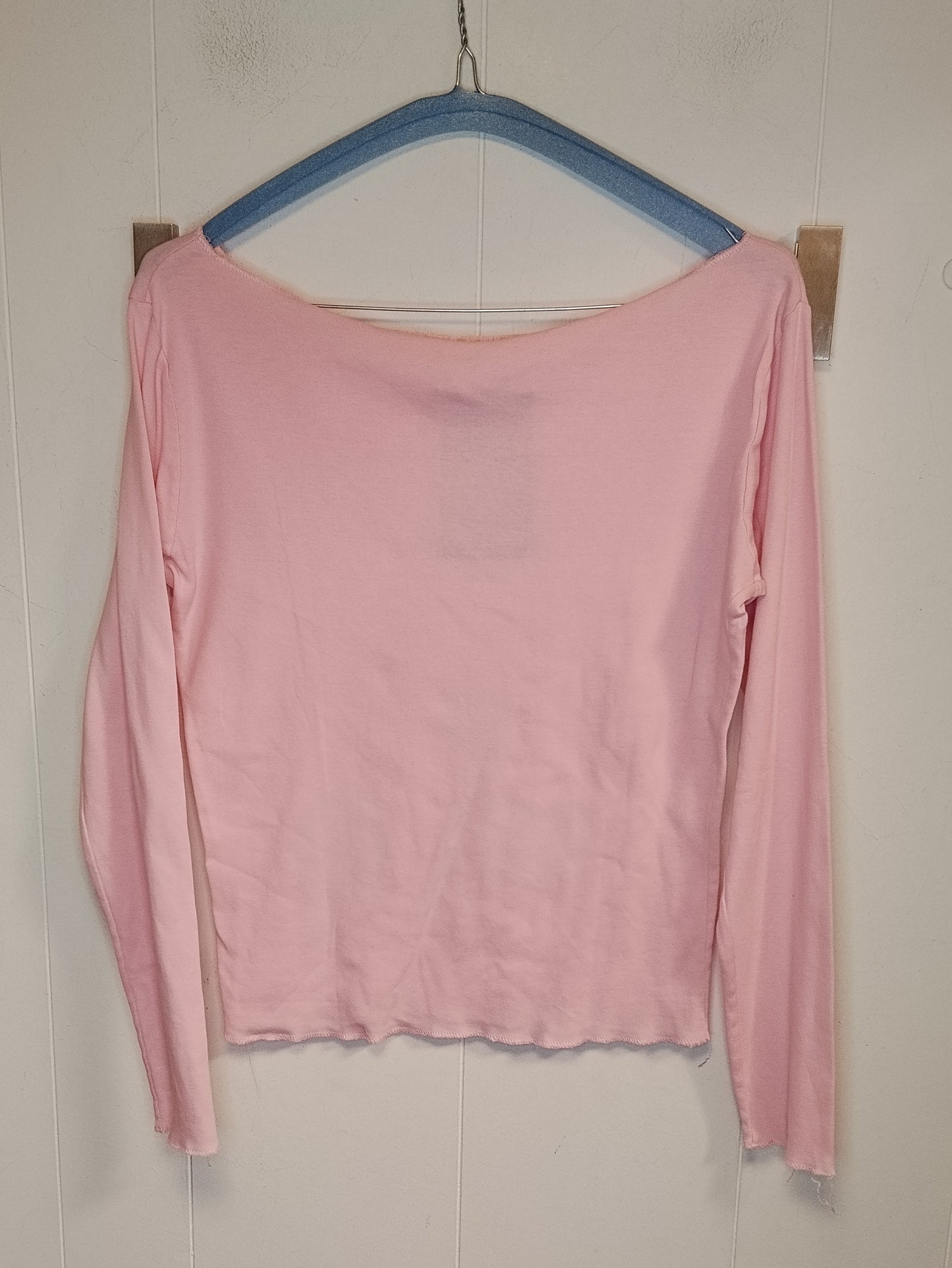 Maglia Asics Donna Rosa Chiaro Manica Lunga Taglia M