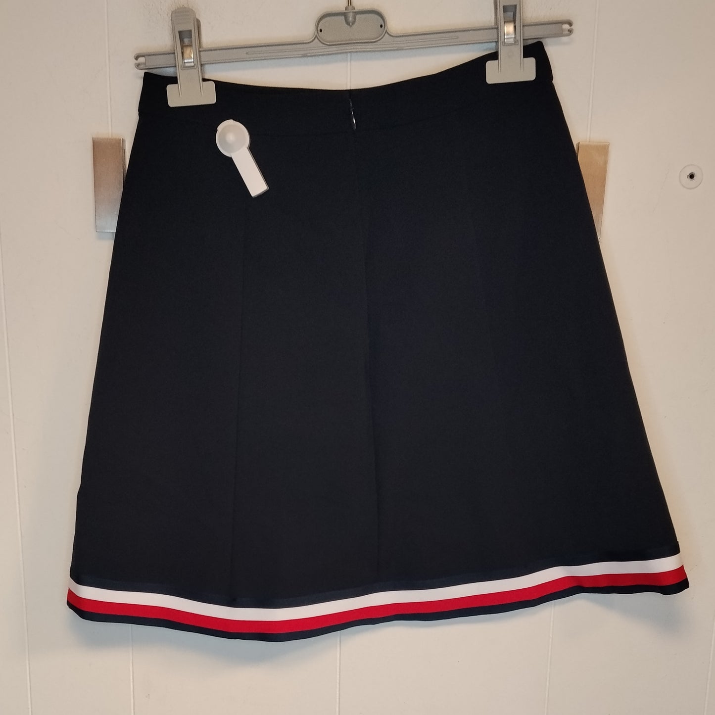 Gonna Tommy Hilfiger Donna Blu Navy Taglia 38 Girovita 68 cm Stile Tennis