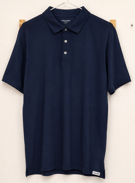 Polo Uomo Momo Design Blu Navy Taglia XXL