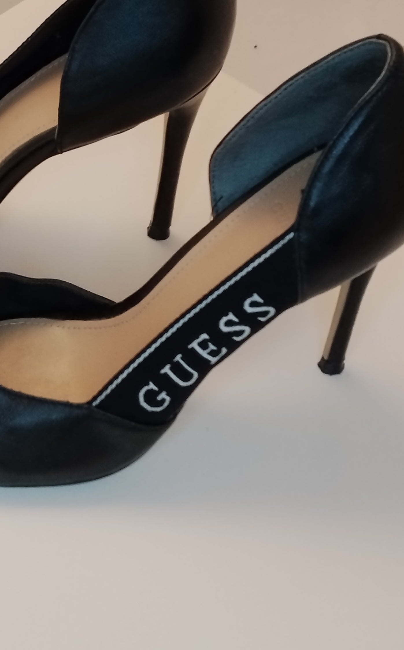 Décolleté Guess donna taglia 37 nere eleganti con tacco a spillo