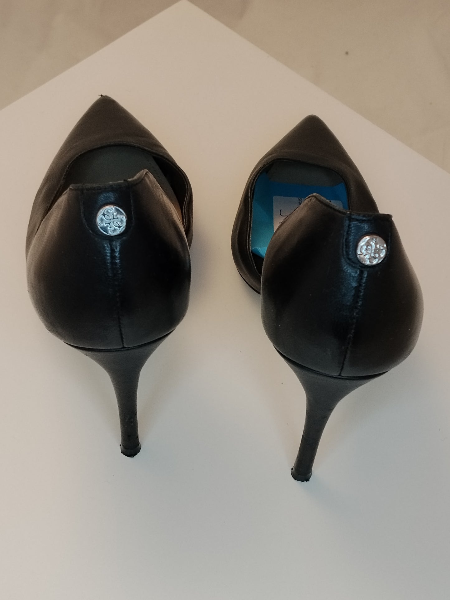 Décolleté Guess donna taglia 37 nere eleganti con tacco a spillo