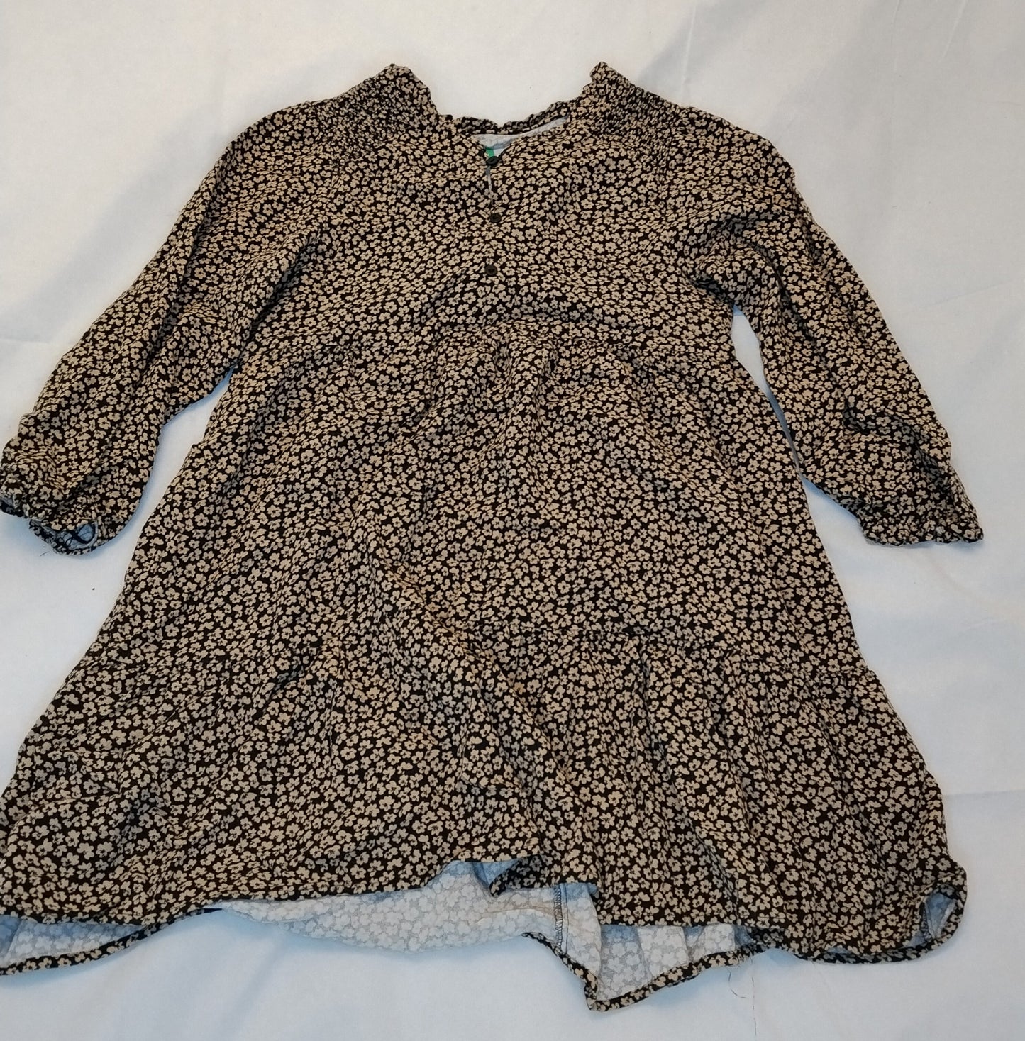 Vestito Zara bambina floreale marrone 8 anni 128 cm – Stile boho