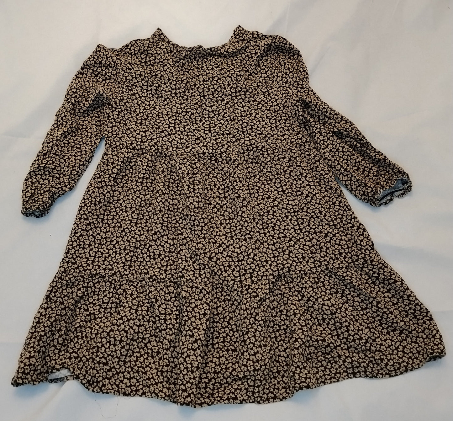 Vestito Zara bambina floreale marrone 8 anni 128 cm – Stile boho