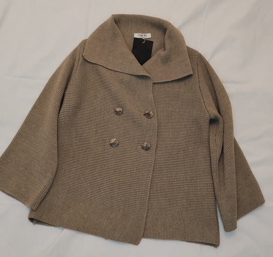 Giacca cardigan Pour Moi beige taglia L – Elegante effetto cappotto