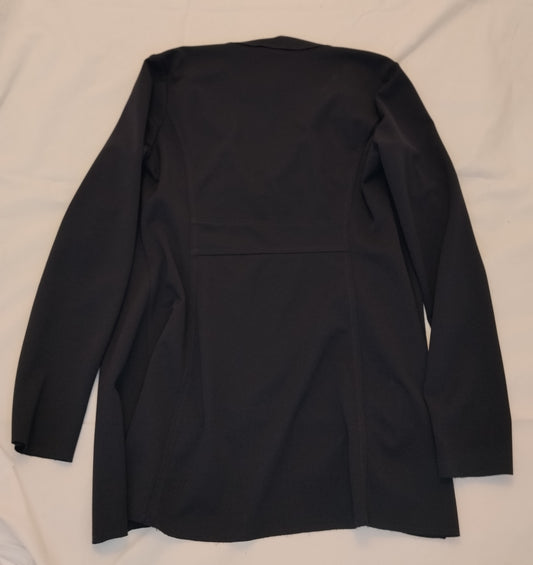 Blazer Donna Nero Taglia L Giacca Elegante Senza Marca Minimal