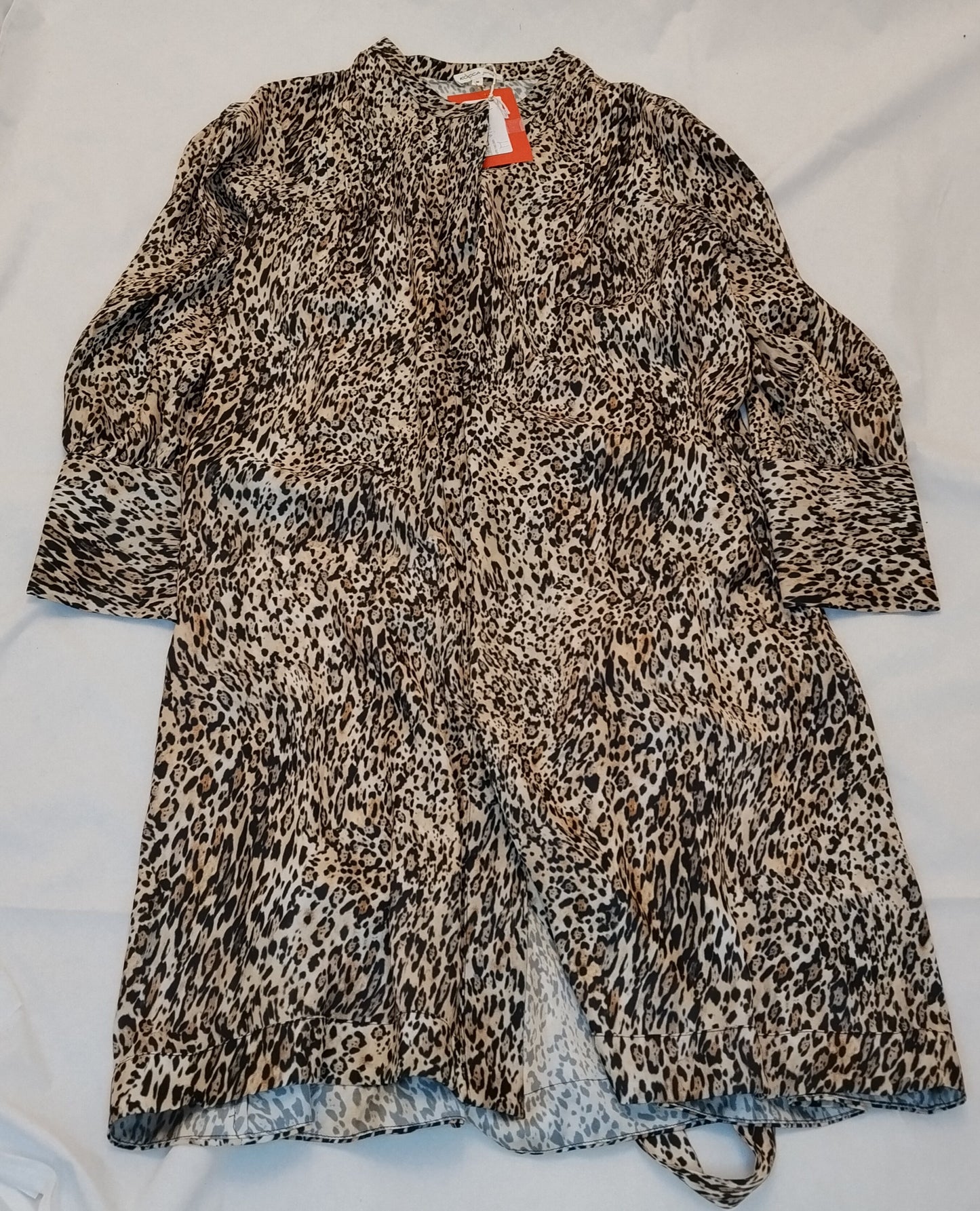 Abito Donna Kocca Fantasia Animalier Taglia M Vestito Elegante Casual Chic