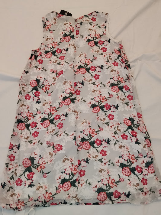 Top Donna Terranova Floreale Leggero Senza Maniche Taglia XS