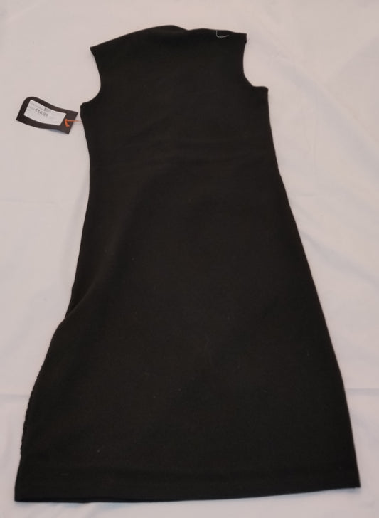 Abito Donna Nero Elegante Senza Marca Taglia S Tubino Effetto Texture