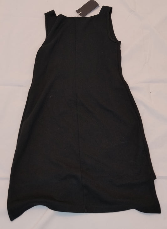 Abito Donna Tezenis Nero Basic Senza Maniche Taglia S