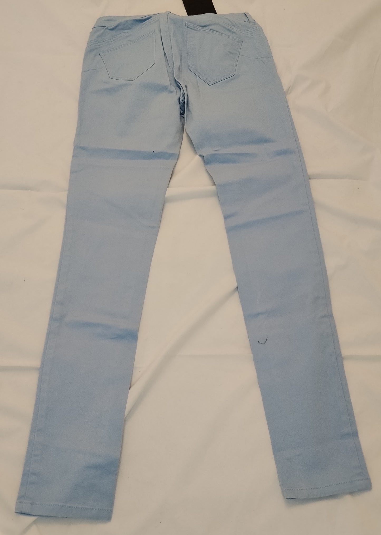 Pantaloni Donna Calliope Azzurro Chiaro Skinny Taglia S Nuovi