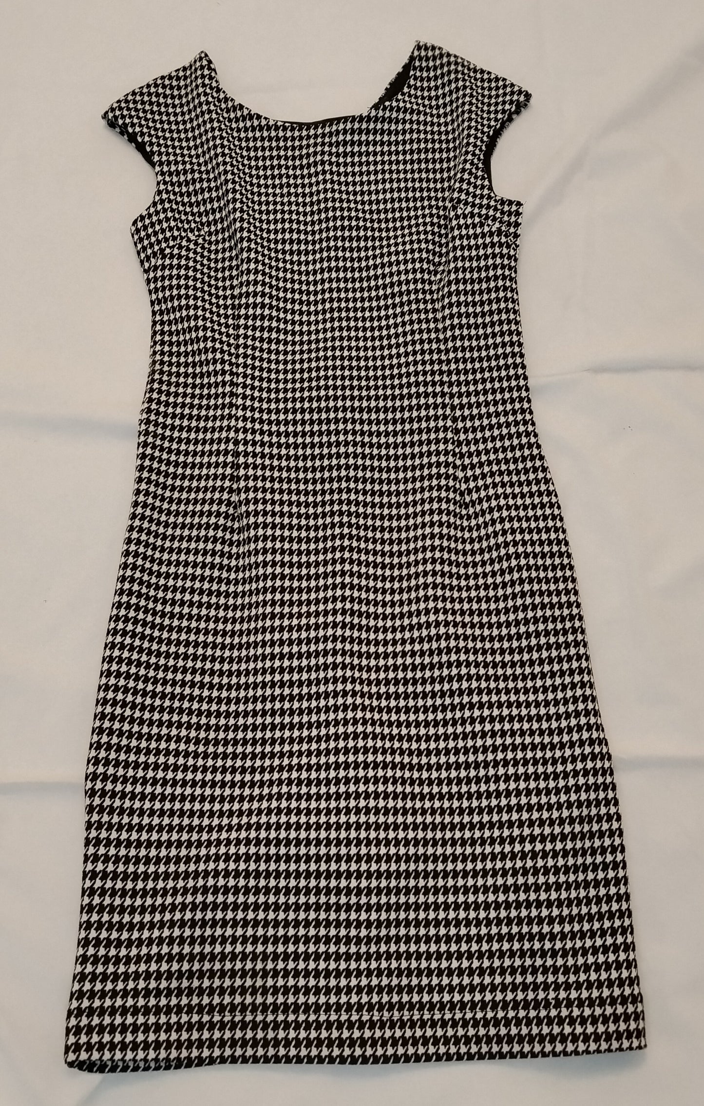 Abito Donna OVS Pied de Poule Nero Bianco Elegante Taglia S