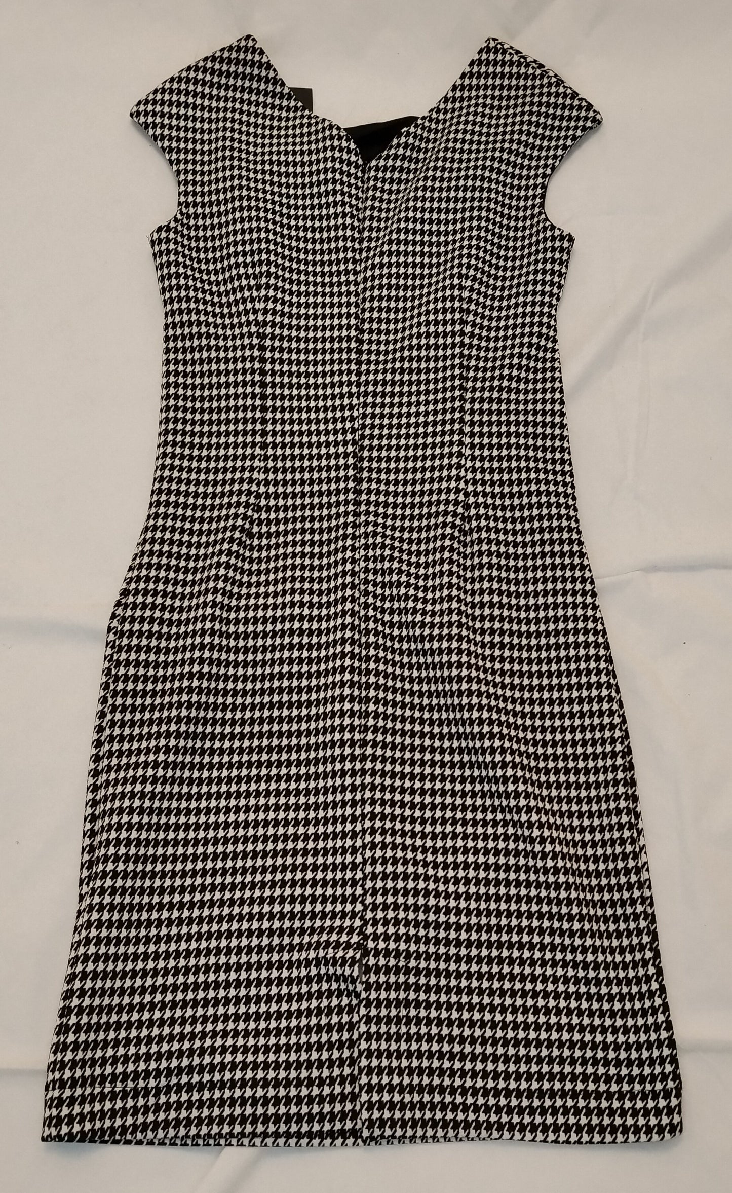 Abito Donna OVS Pied de Poule Nero Bianco Elegante Taglia S