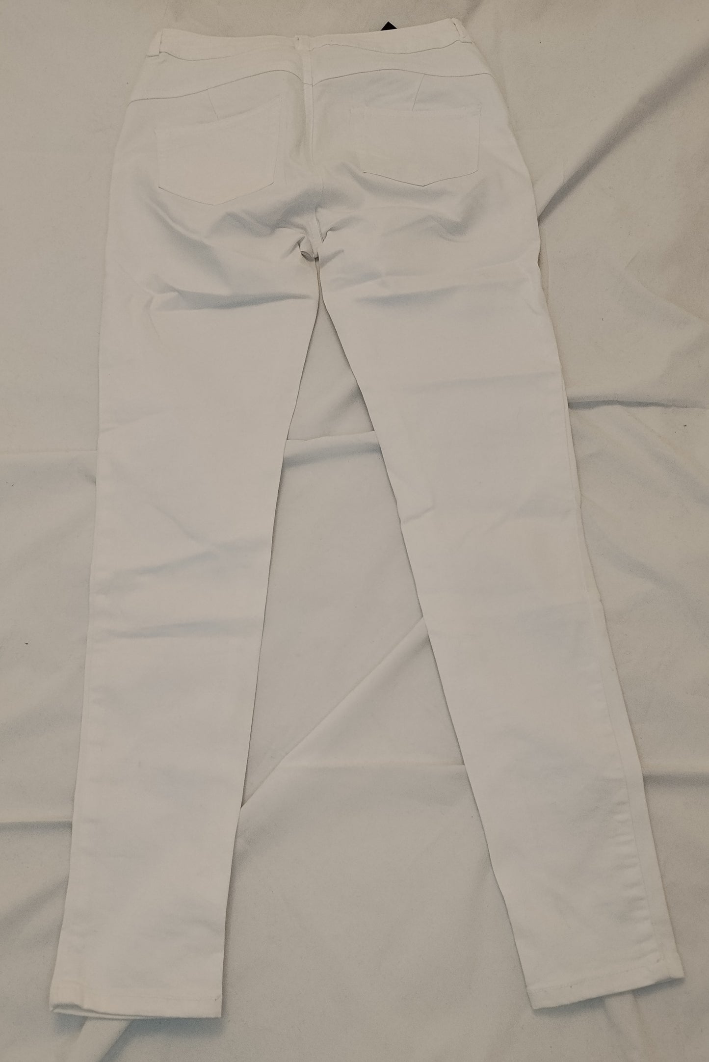 Pantaloni Donna Kaiccies Bianchi Skinny Eleganti Taglia S