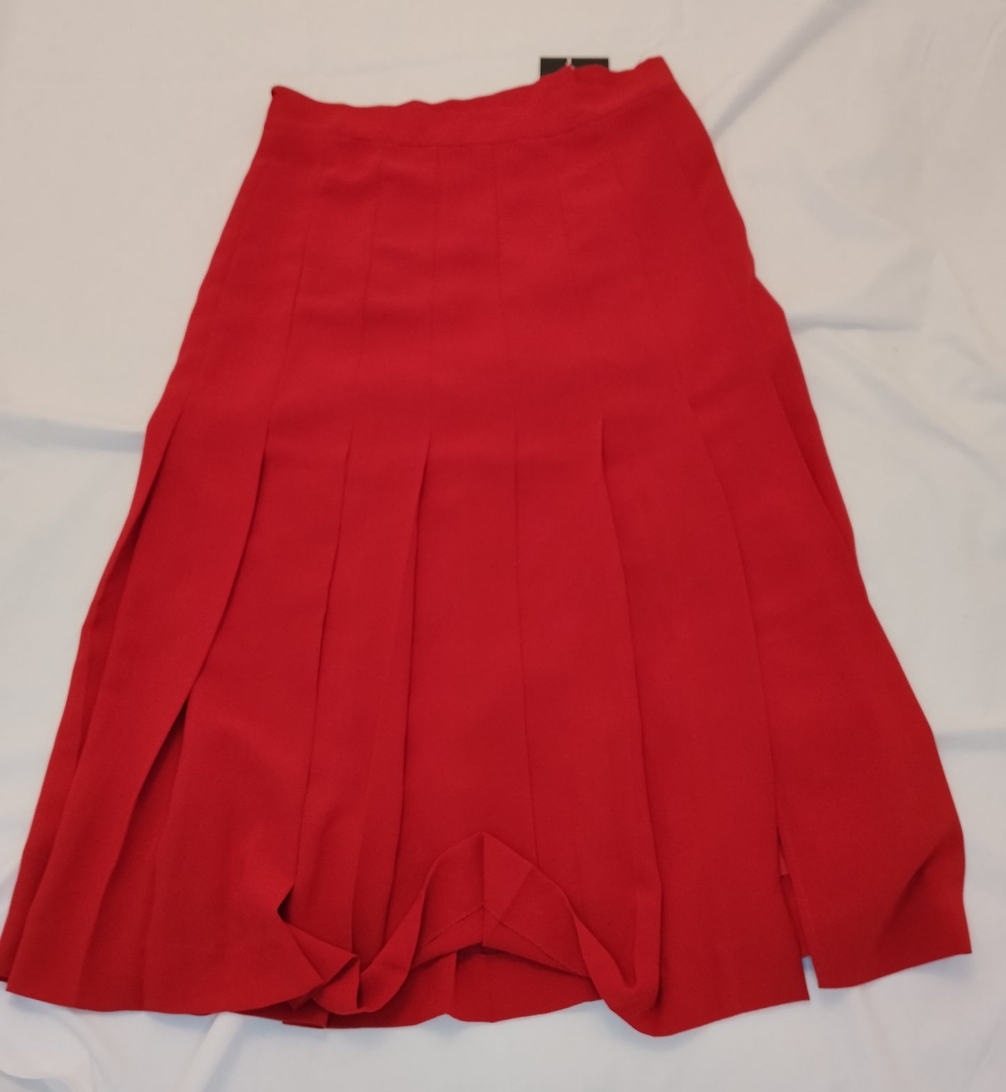 Gonna Donna Studio 0001 Rossa Plissettata Elegante Taglia 46