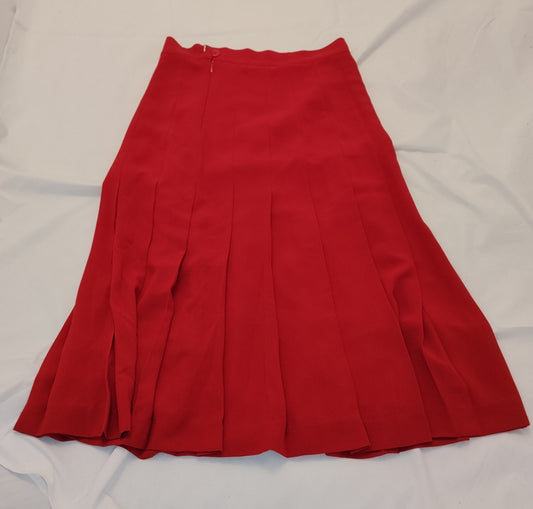 Gonna Donna Studio 0001 Rossa Plissettata Elegante Taglia 46