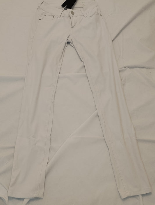 Pantaloni Donna Terranova Bianchi Slim Fit Taglia 42