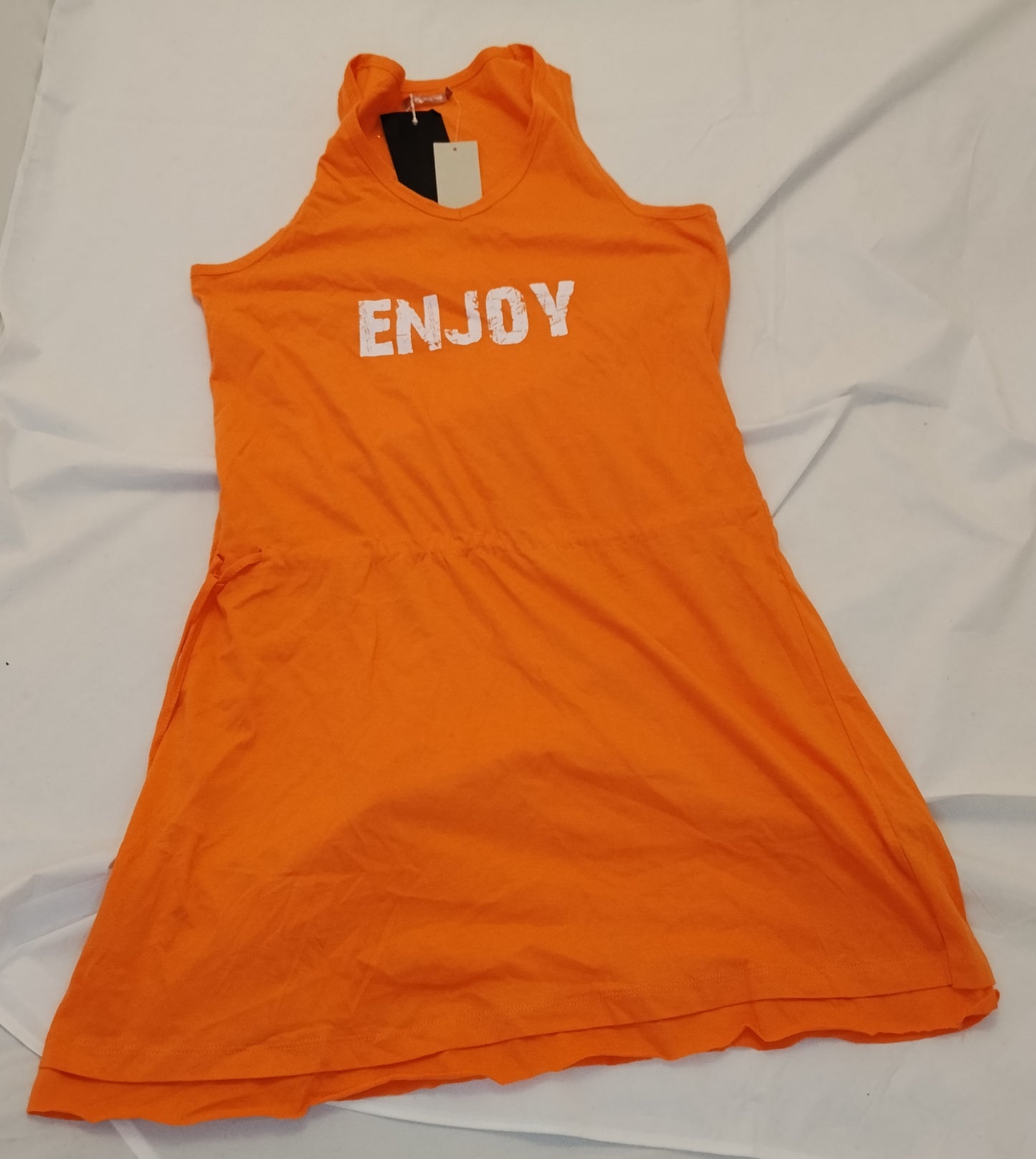 Vestito Donna Shinin Arancione ENJOY Taglia M Nuovo con Cartellino