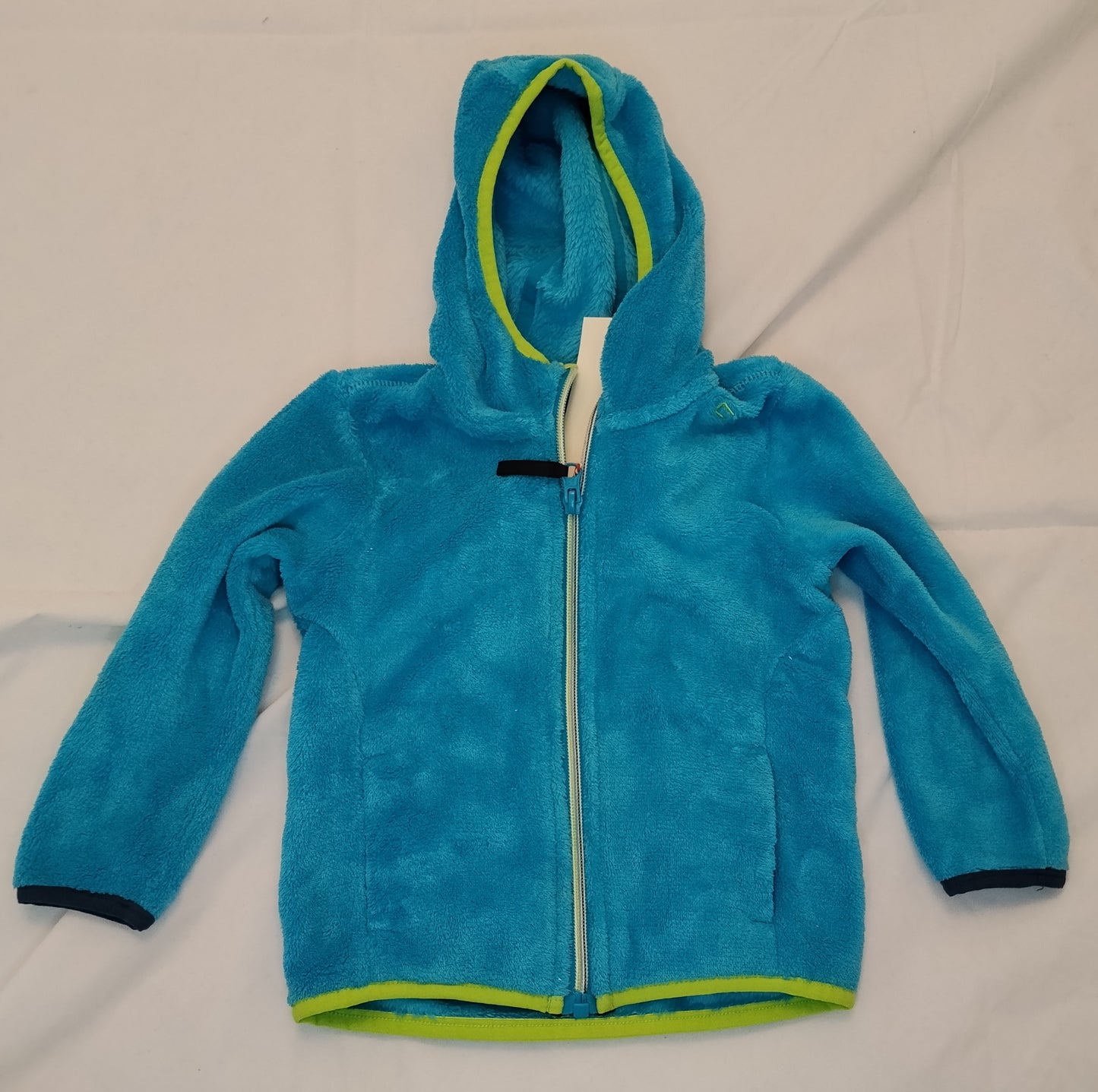 Felpa Bambino CAMP Azzurra con Cappuccio 18 Mesi 86 cm Zip