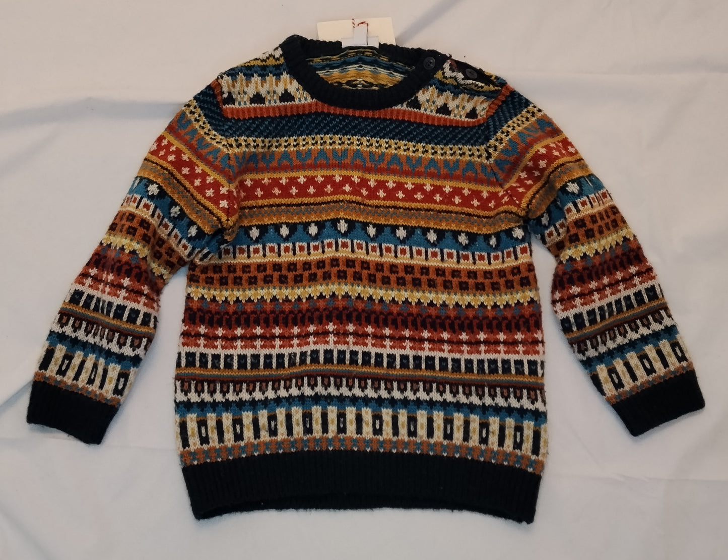 Maglione Bambino Fagottino Fantasia Multicolor 18-24 Mesi 86 cm