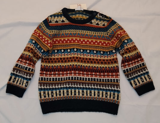 Maglione Bambino Fagottino Fantasia Multicolor 18-24 Mesi 86 cm