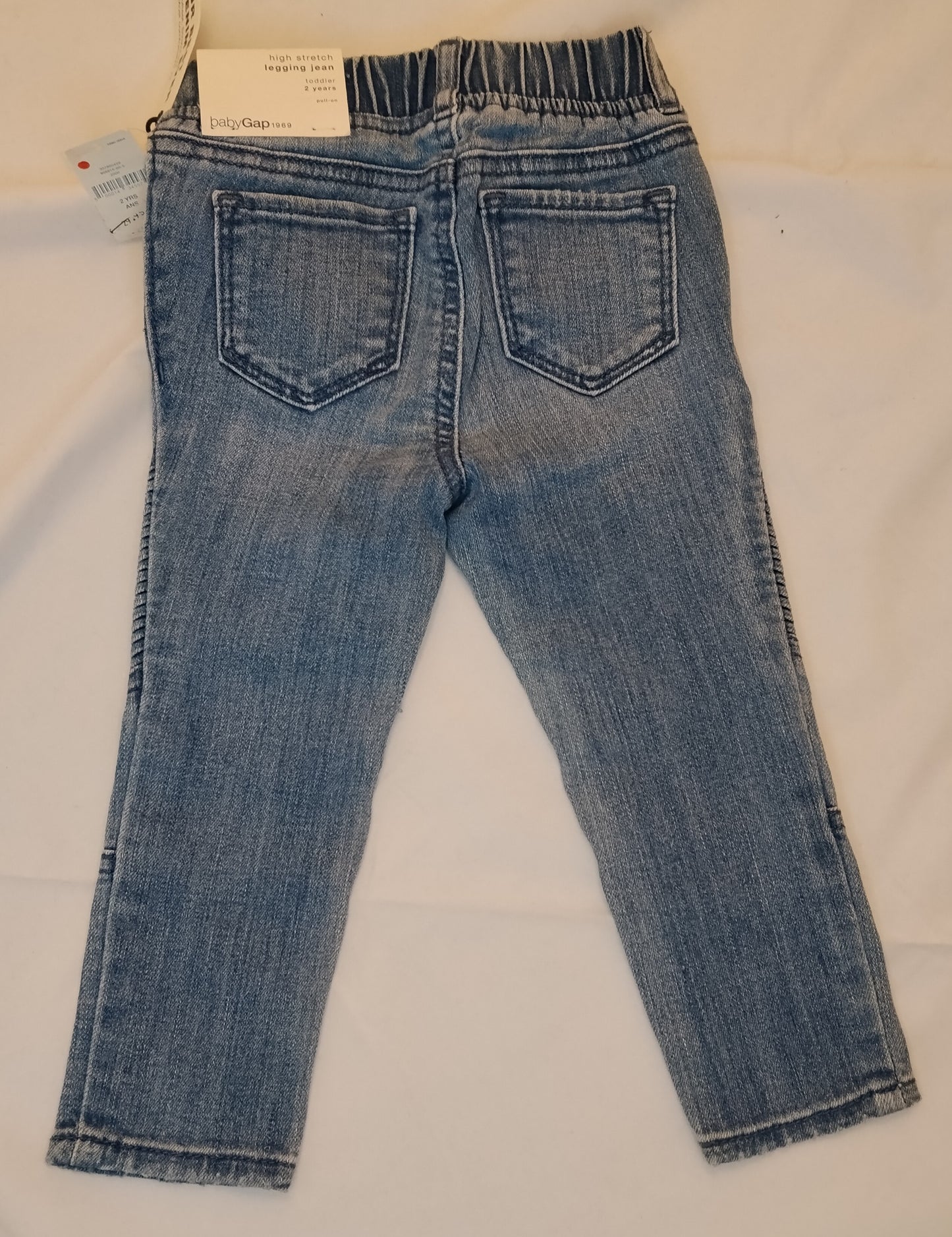 Jeans Bambino GAP 2 Anni Denim Elasticizzato Nuovi con Cartellino