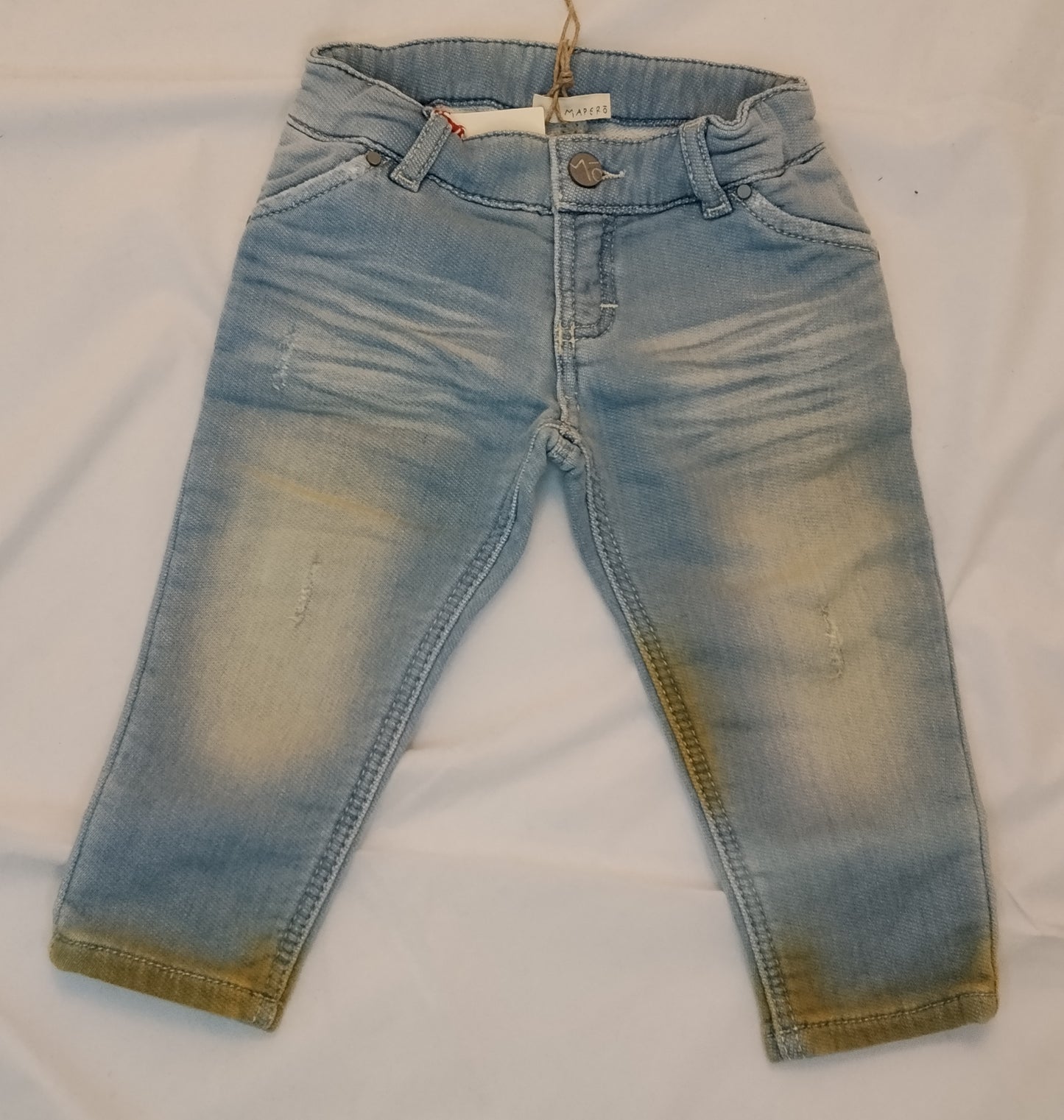 Jeans Bambino Mapere Denim Chiaro 6 Mesi 66 cm Effetto Used