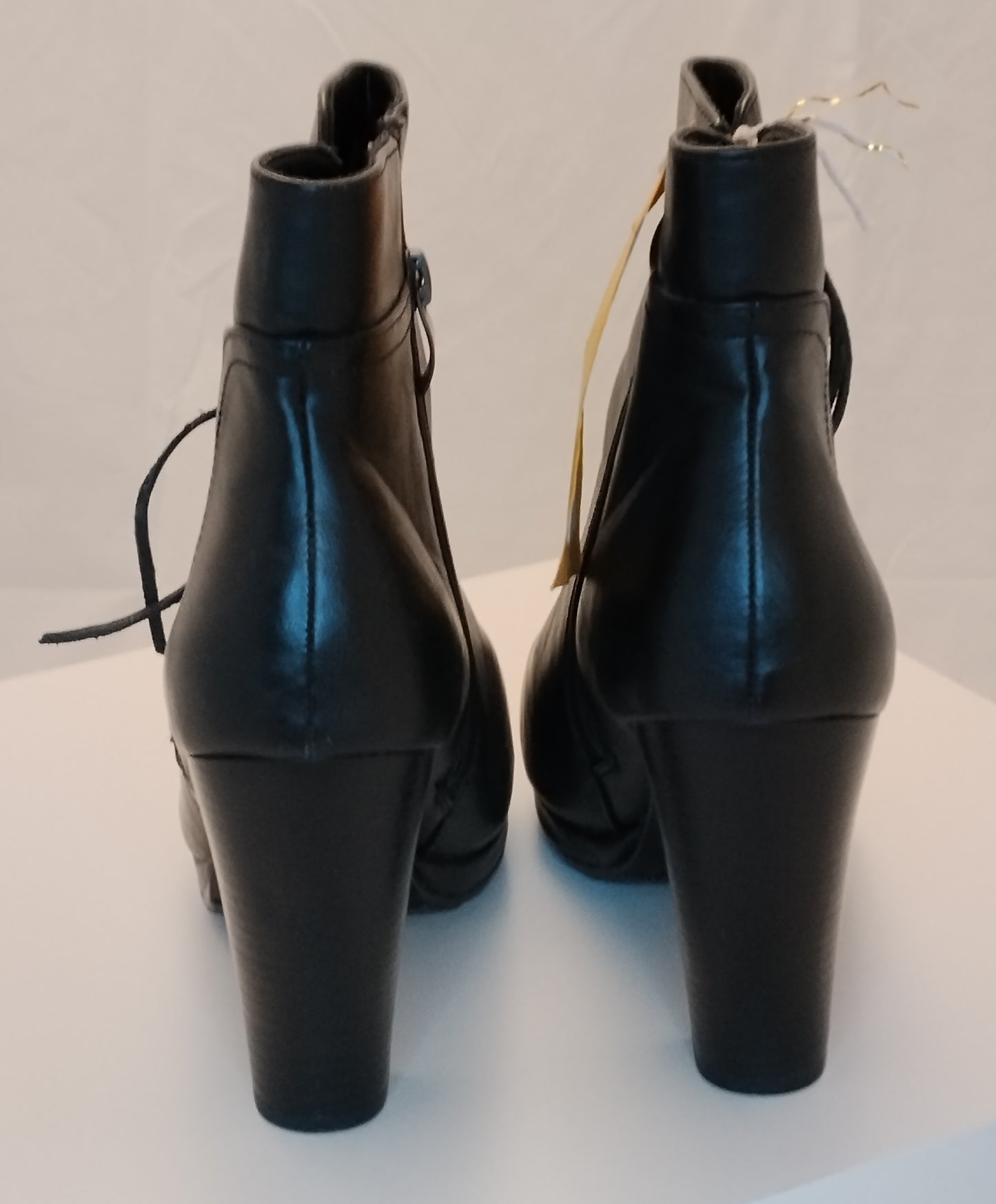Stivaletti Donna Obsel Neri Tacco Alto Elegante Zip Taglia 40