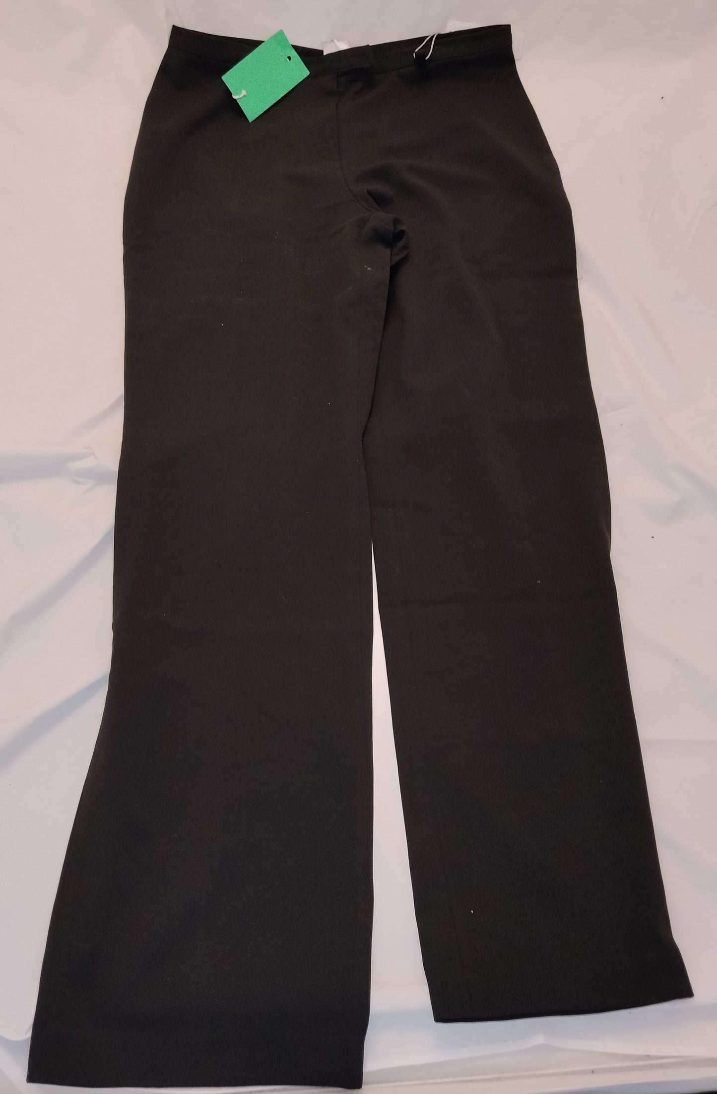 Pantaloni Donna Neri Palazzo Blu Eyes Taglia 50 Vita Alta Eleganti