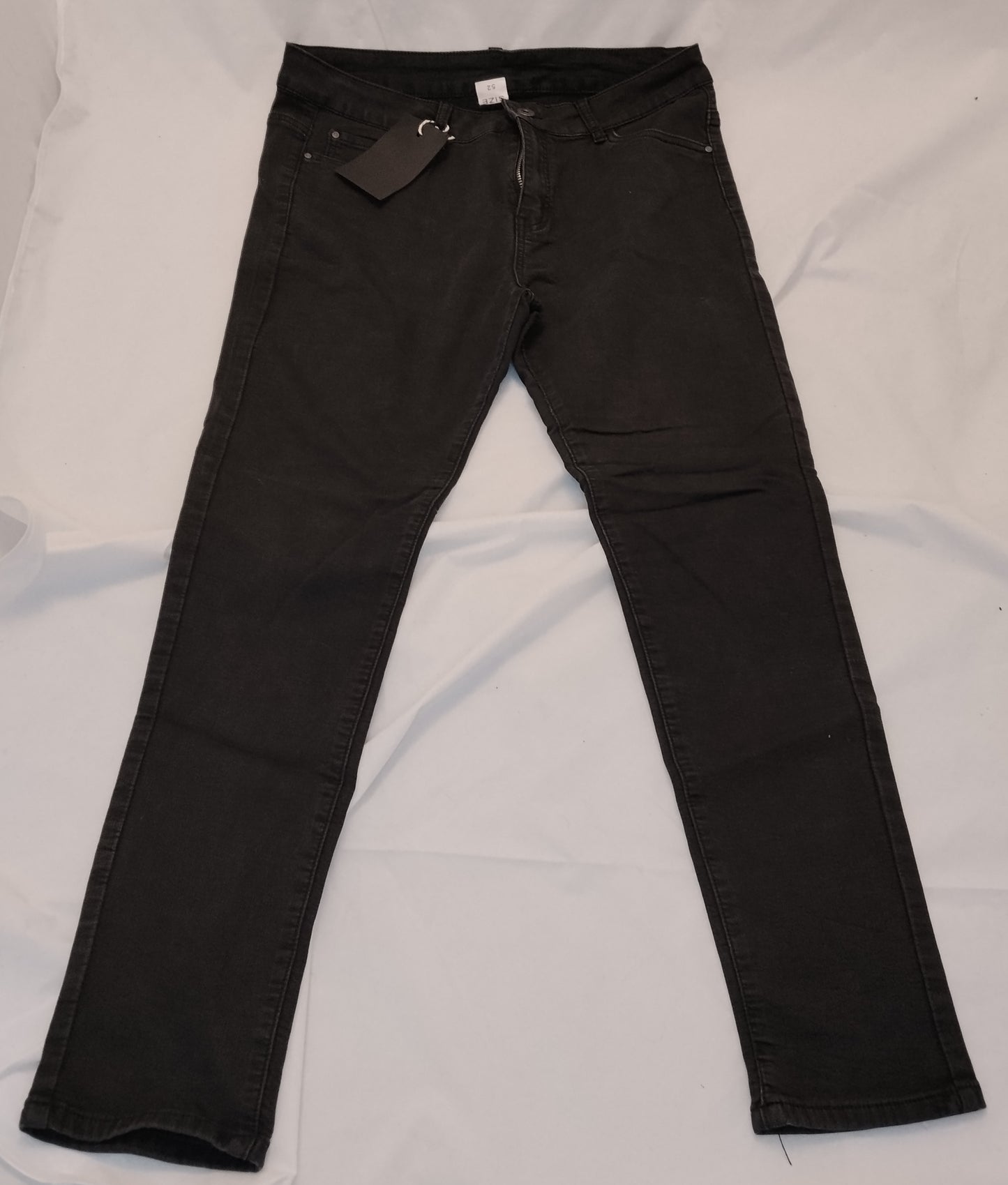 Pantaloni donna Neri Taglia 52 Slim Casual Eleganti Basic