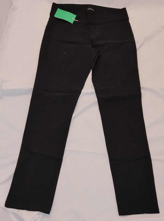 Pantaloni Donna Luisa Tulli Neri Taglia M Eleganti Slim Fit