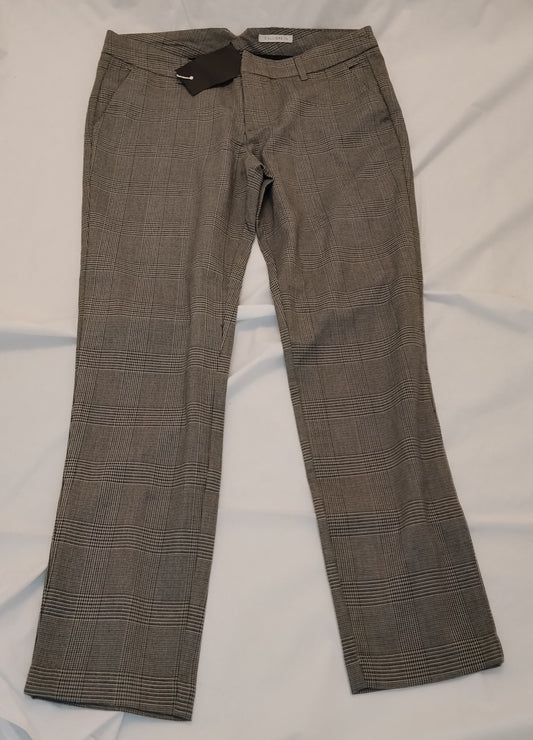 Pantaloni Donna Calliope Quadri Taglia XL Eleganti Casual Check