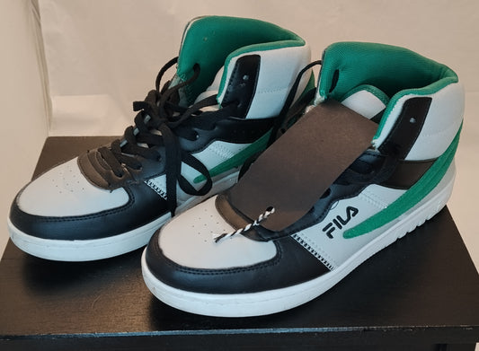 Fila Sneakers Alte Uomo Taglia 40 Bianco Nero Verde Scarpe Sportive