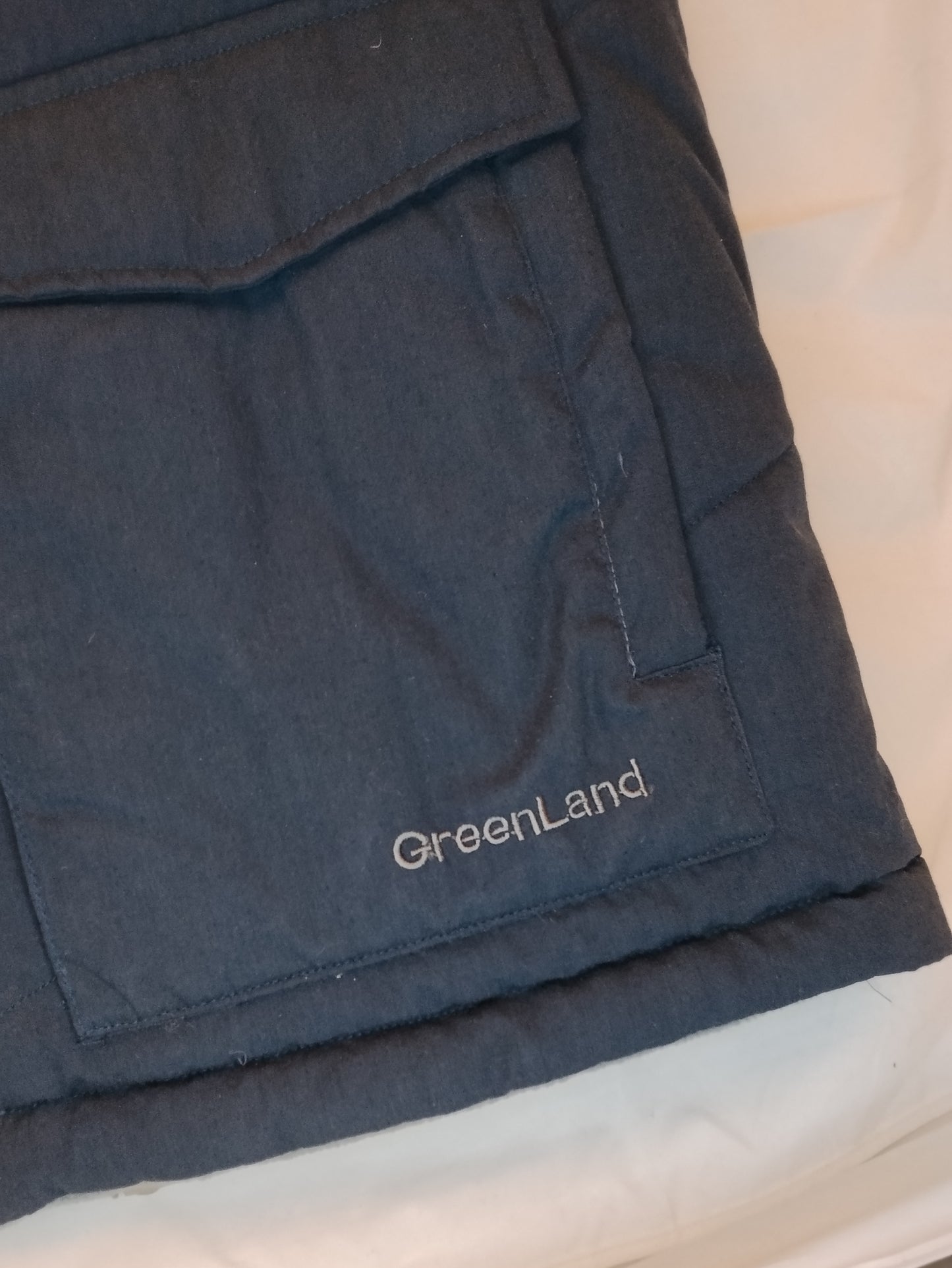 Greenland Gilet Uomo Nero Imbottito Taglia XL con Tasche