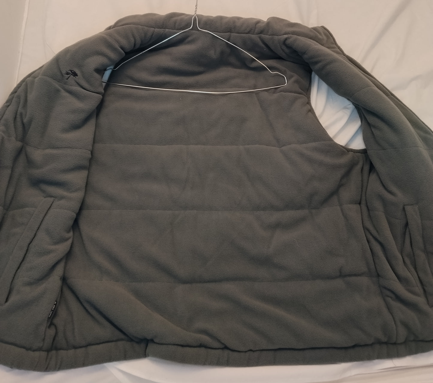 Greenland Gilet Uomo Nero Imbottito Taglia XL con Tasche