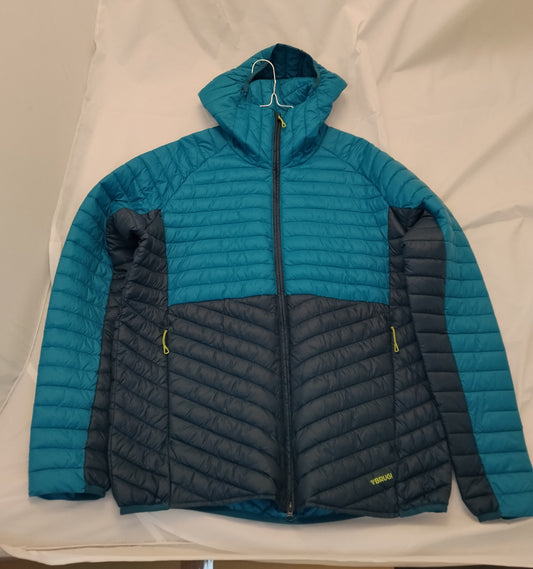 Brugi Giacca Tecnica Uomo XXL Imbottita con Cappuccio Outdoor Trekking Nuova