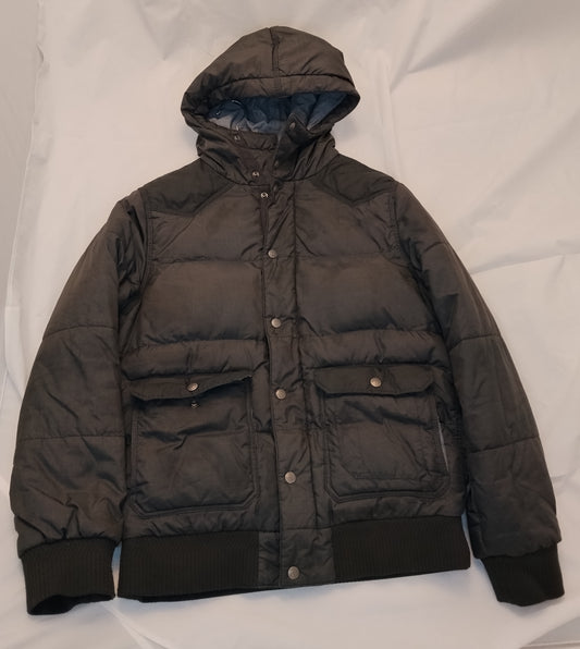 Levi's Piumino Uomo Nero con Cappuccio Taglia M Giacca Invernale
