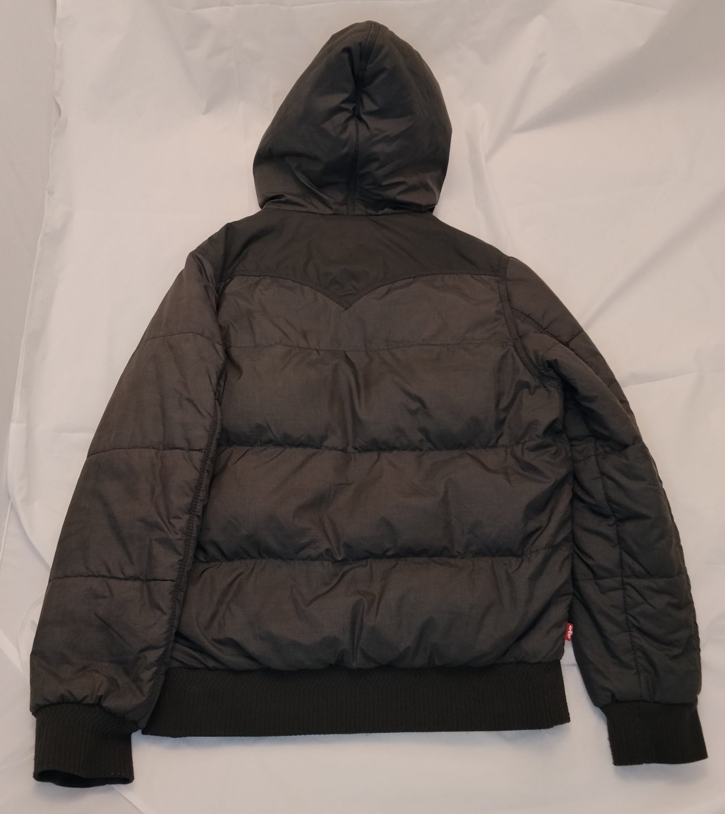 Levi's Piumino Uomo Nero con Cappuccio Taglia M Giacca Invernale