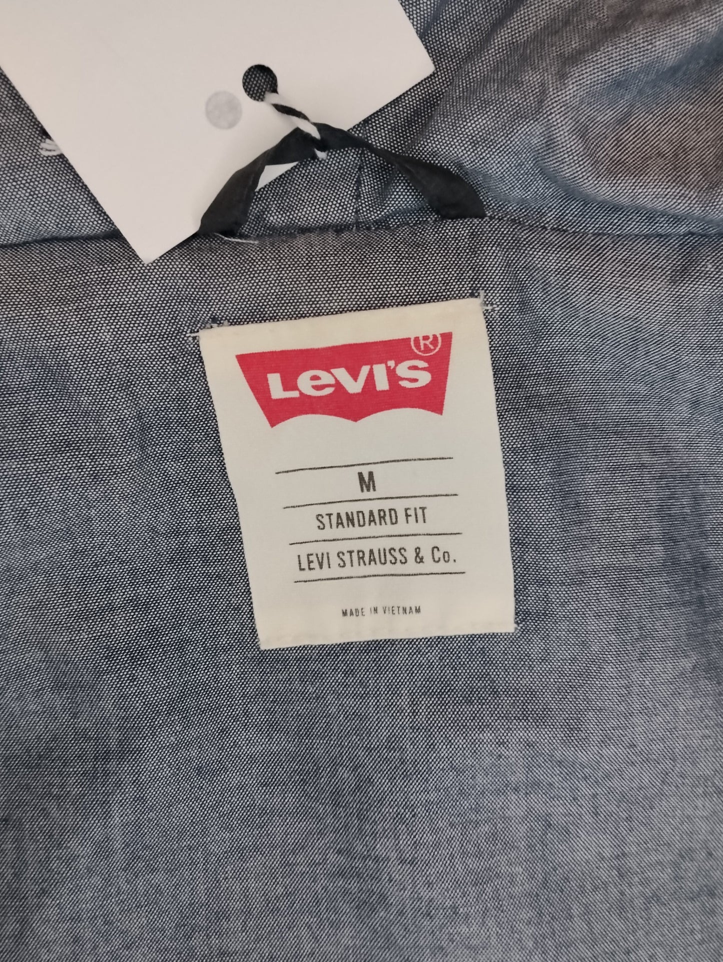 Levi's Piumino Uomo Nero con Cappuccio Taglia M Giacca Invernale