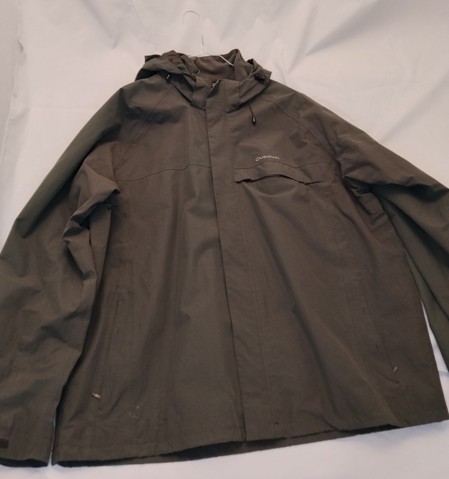 Quechua Giacca Uomo Impermeabile Trekking Taglia XXXL con Cappuccio