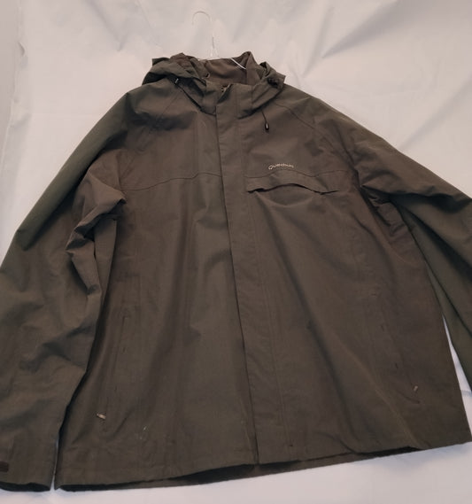 Quechua Giacca Uomo Impermeabile Trekking Taglia XXXL con Cappuccio