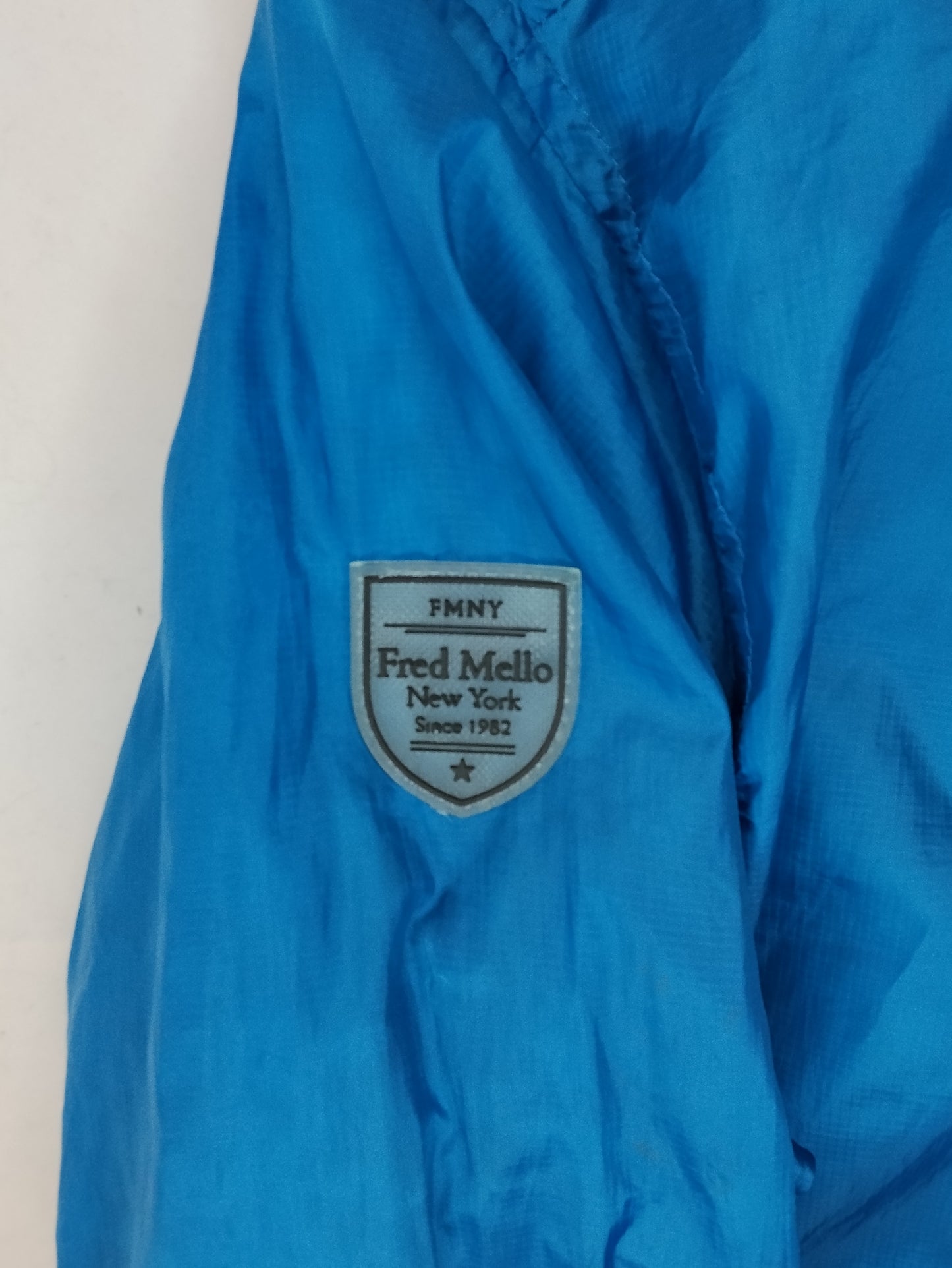 Giacca Uomo Fred Mello Azzurra Taglia M Con Cappuccio