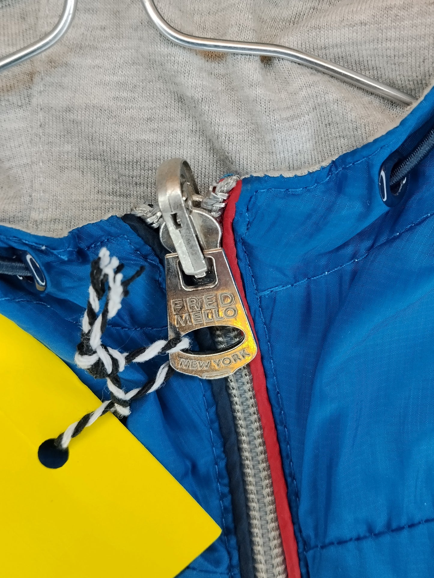 Giacca Uomo Fred Mello Azzurra Taglia M Con Cappuccio