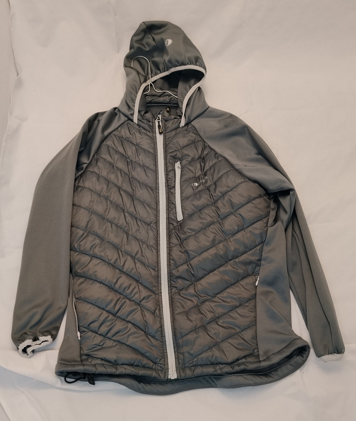 Giacca trekking ANDE uomo XL grigia con cappuccio – giacca outdoor tecnica